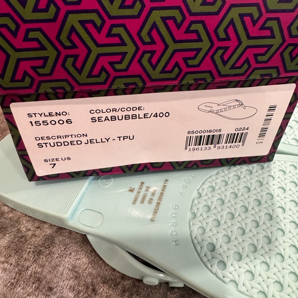 Tory Burch jelly sandal (7) NEW - Picture 6 of 8